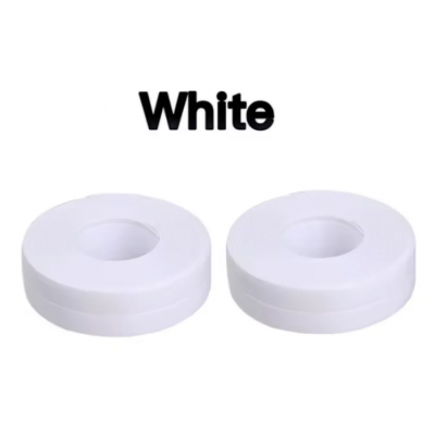 2XPVC Waterproof Sealing Tape Bathroom Toilet Caulk Tapes 